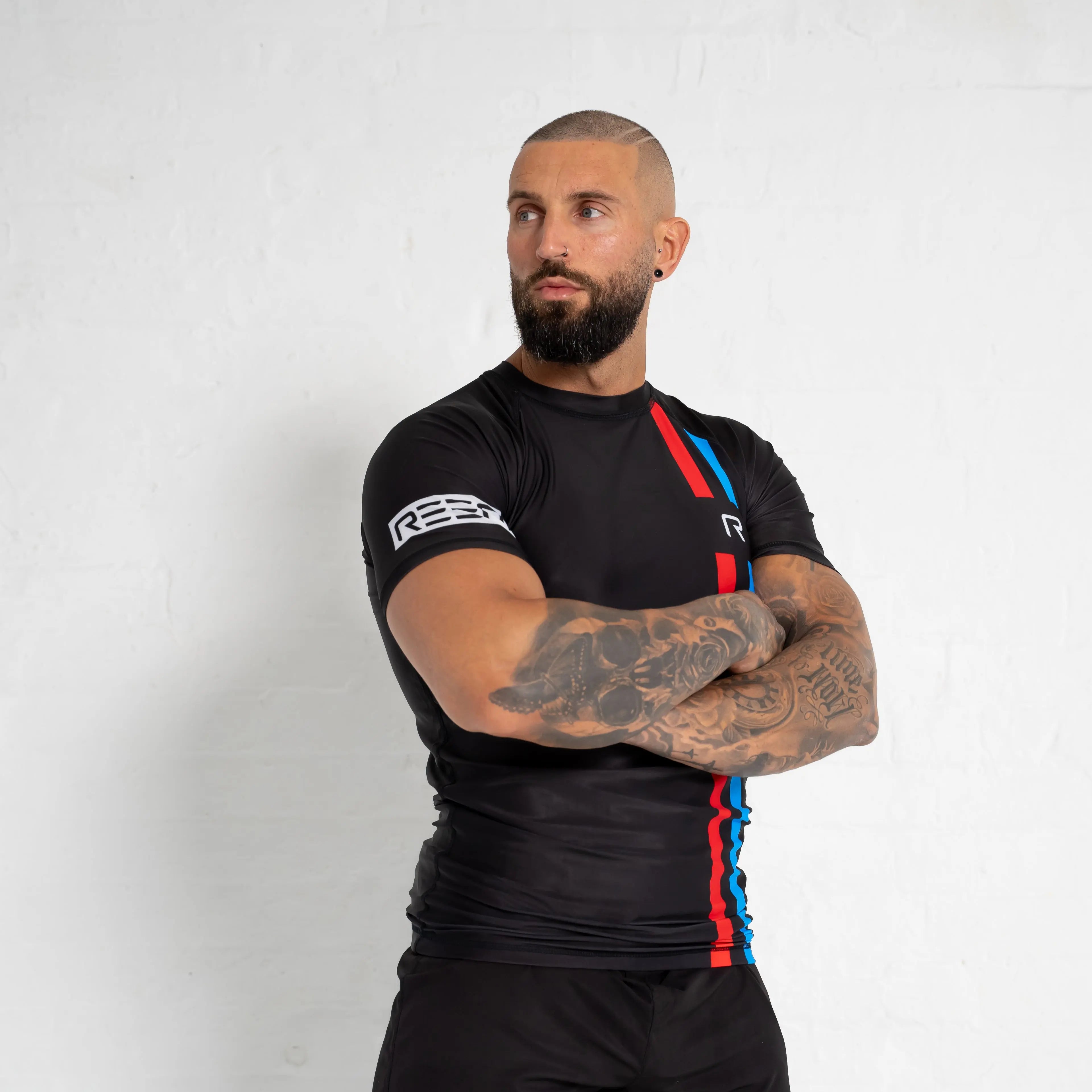 Race Rashguard Red/Blue - REEN Jiu Jitsu
