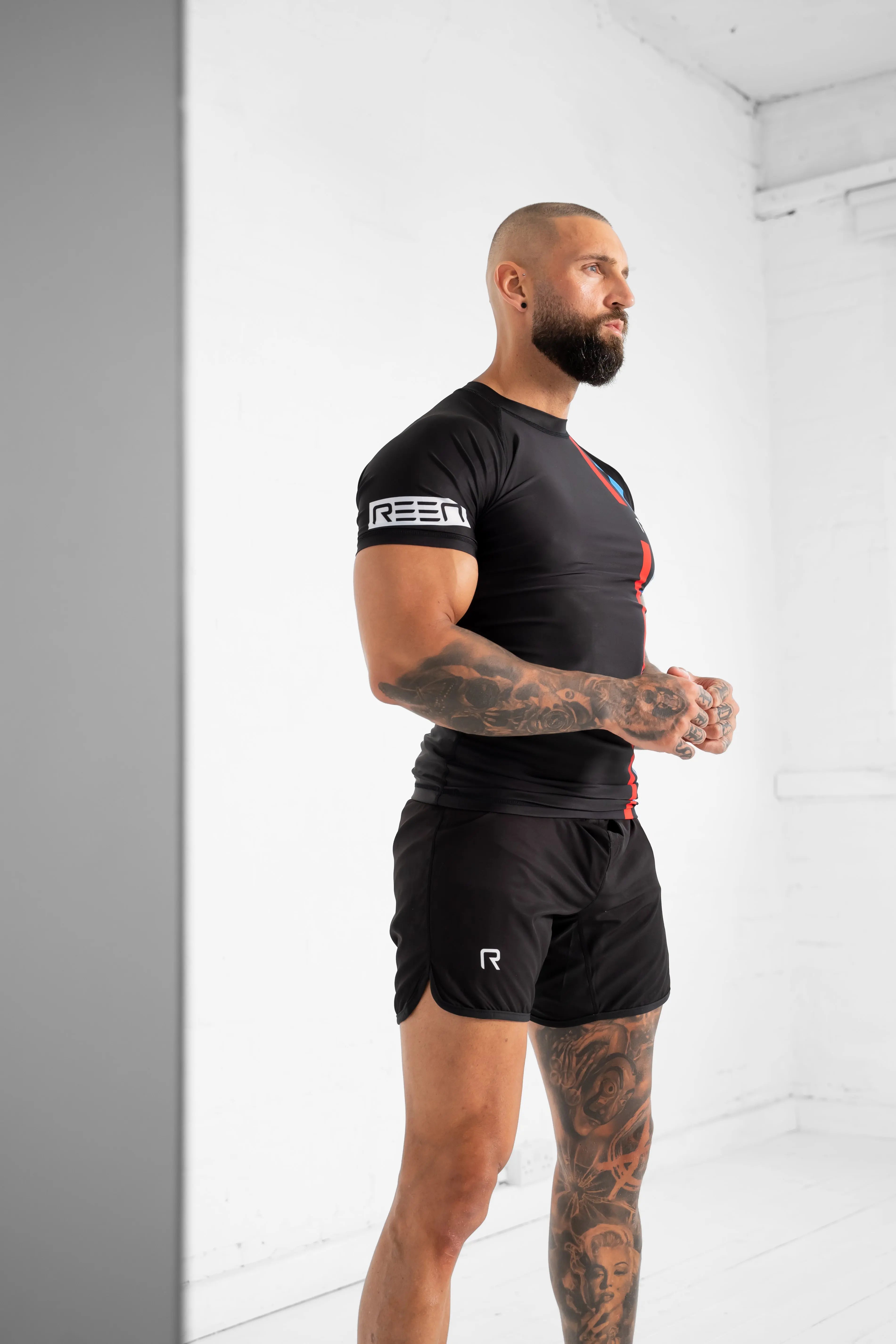 Race Rashguard Red/Blue - REEN Jiu Jitsu