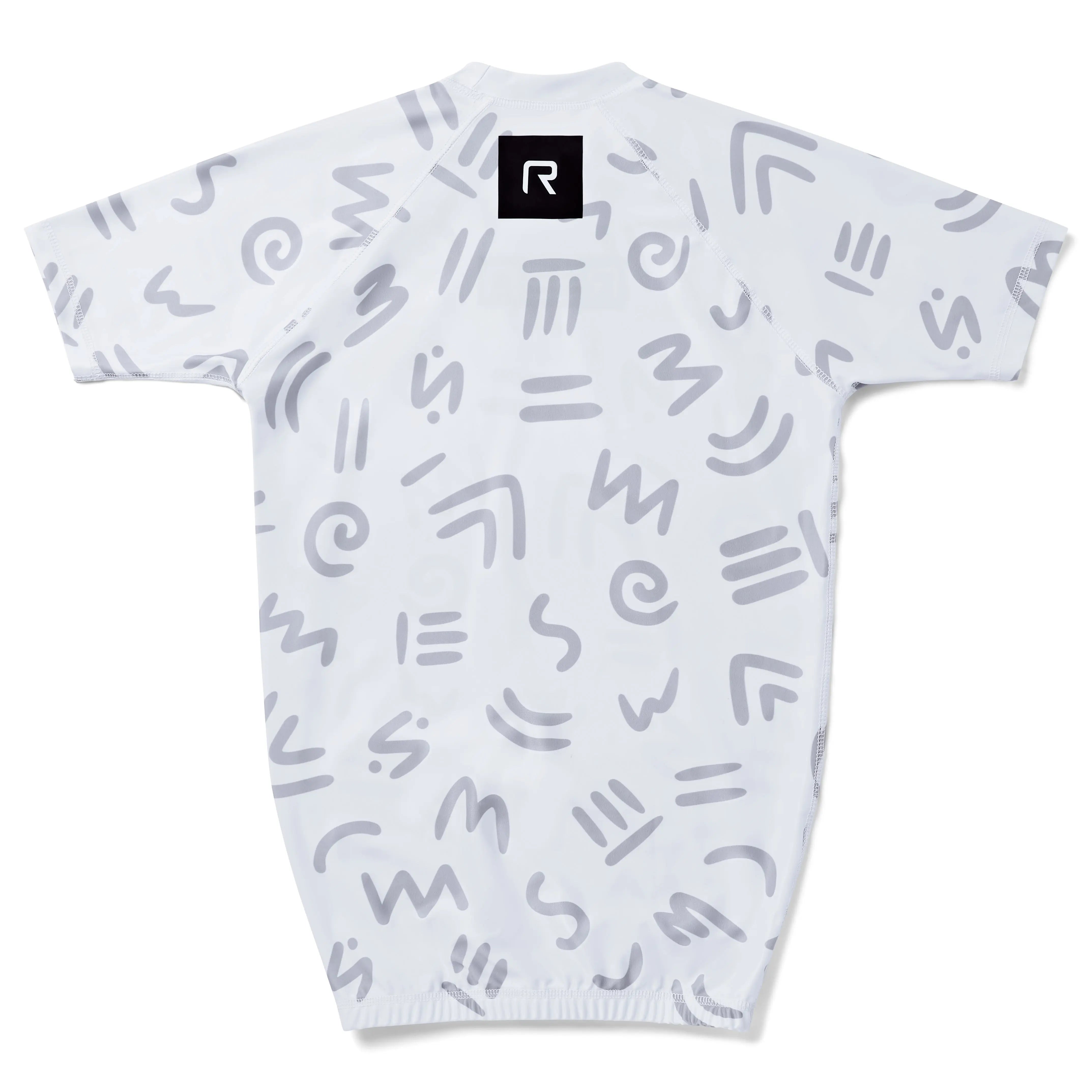 R1:23 Rashguard White - REEN Jiu Jitsu
