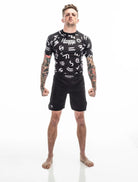 R1:23 Rashguard Black - REEN Jiu Jitsu